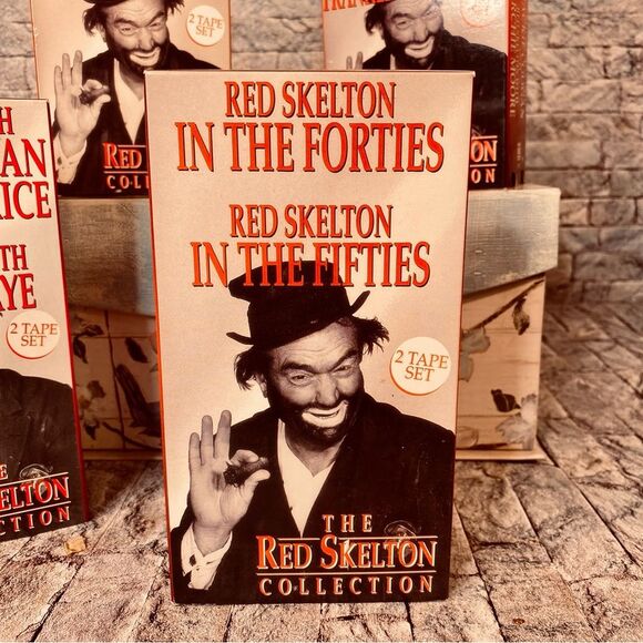 The Red Skelton Collection 8 Tape Set VHS Video Vincent Price Jackie Coogan - Picture 3 of 6